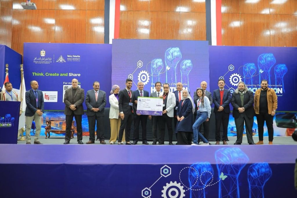 Misr University of Science and Technology team was the first-place winner at the level of private universities and fourth at the level of Egyptian universities